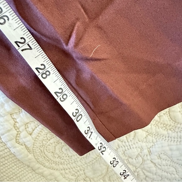 NWT WeWoreWhat low rise pant in cacao - ribbed stretch waist wide leg, women’s S - Picture 7 of 10